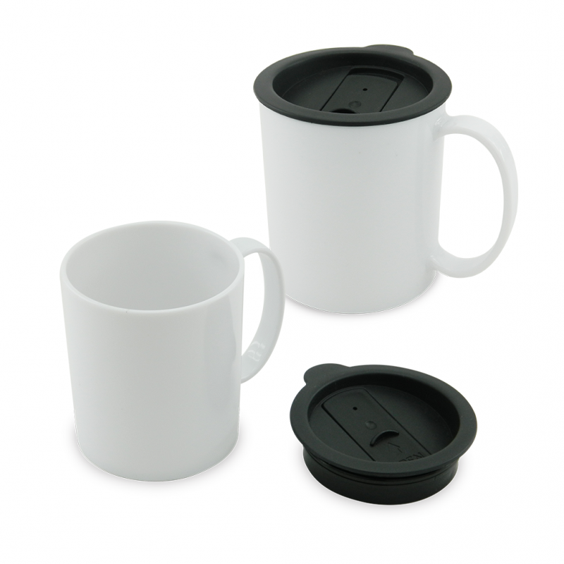 Mug con Tapa Pequeño