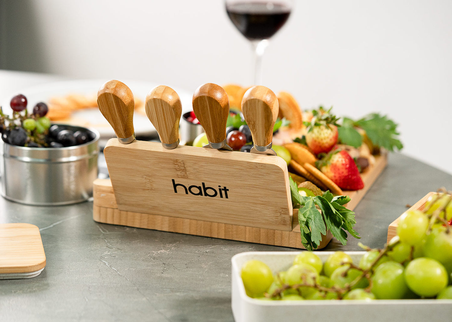 Tabla para quesos Bambú Gouda