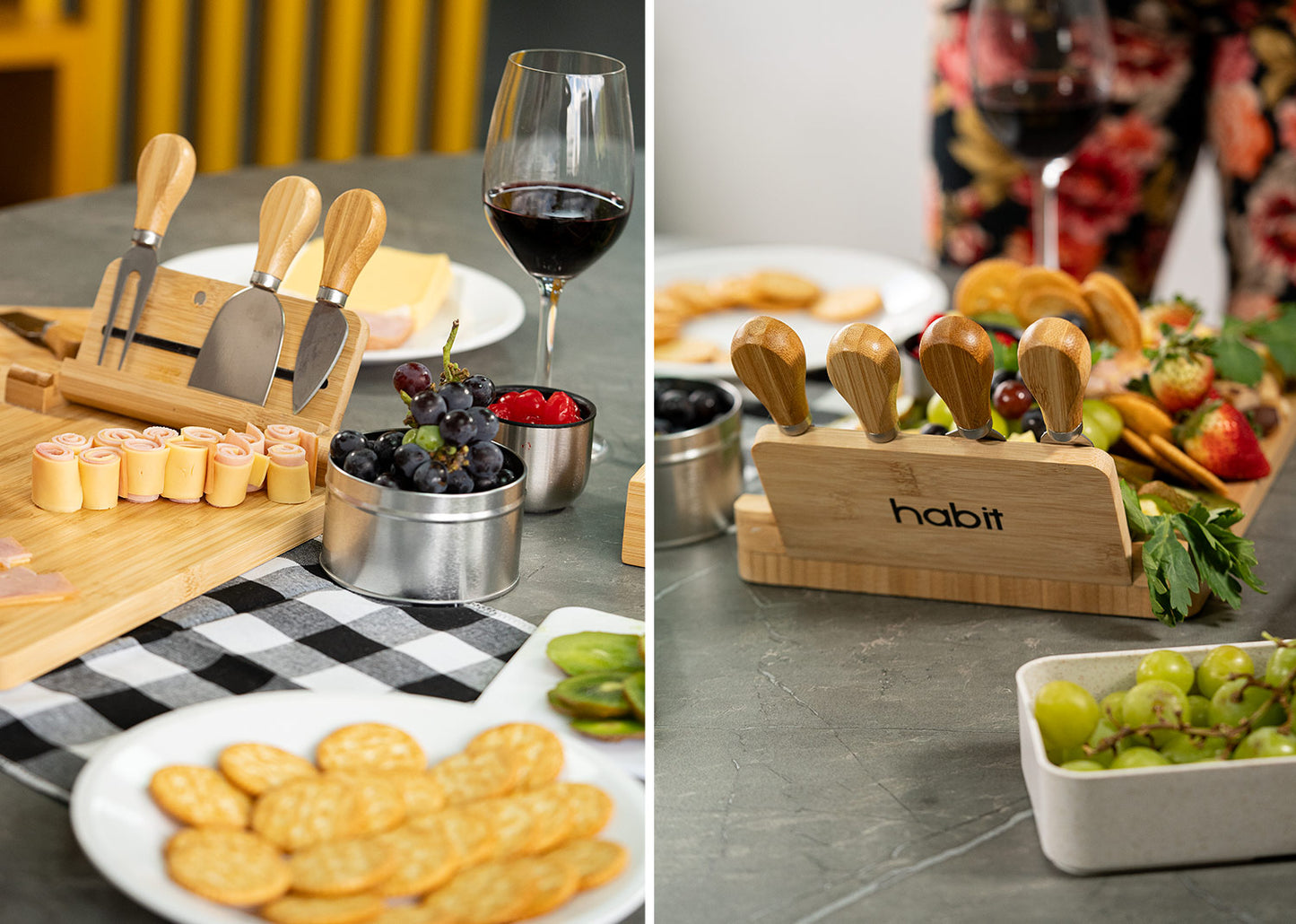 Tabla para quesos Bambú Gouda